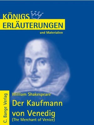 cover image of Der Kaufmann von Venedig--The Merchant of Venice von William Shakespeare. Textanalyse und Interpretation.